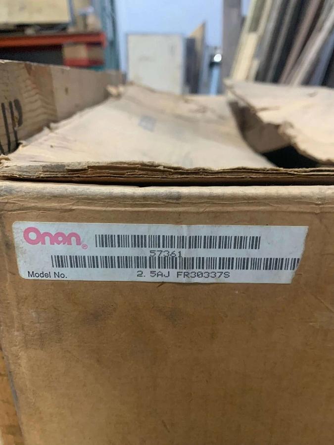 New Onan 2.5AJ Stationary Gasoline Generator 220V 50Hz | S/N: H890262200