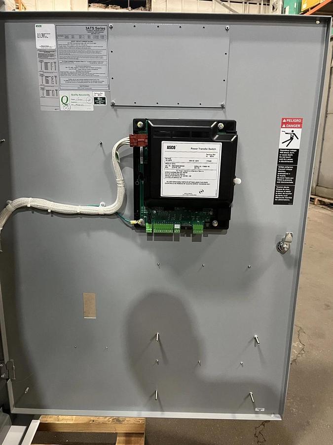 Used 100A 208V ASCO D03AUSA20100CGXM Automatic Transfer Switch - S/N: 1795845RE