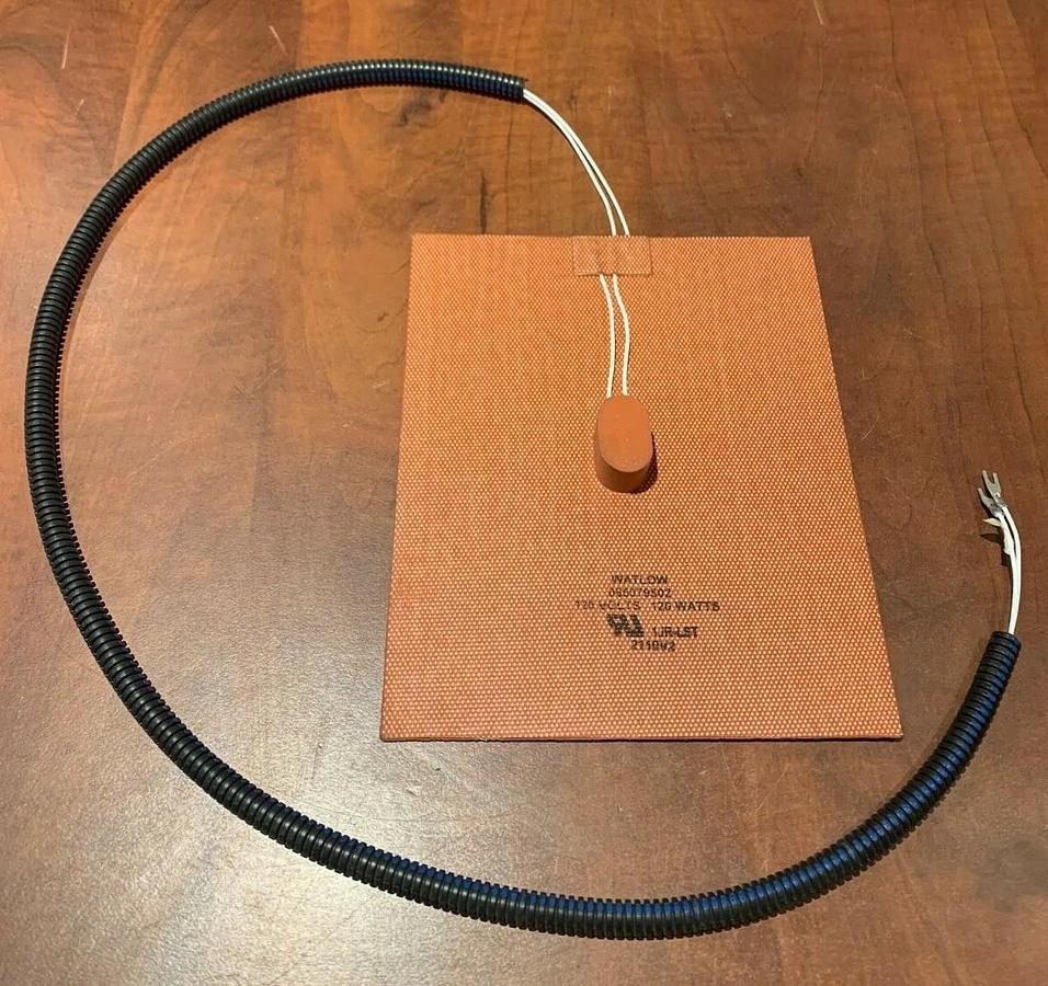 Used New Watlow Cummins Generator Battery Heater 120 Volt 120 Watts | P/N: A057U977