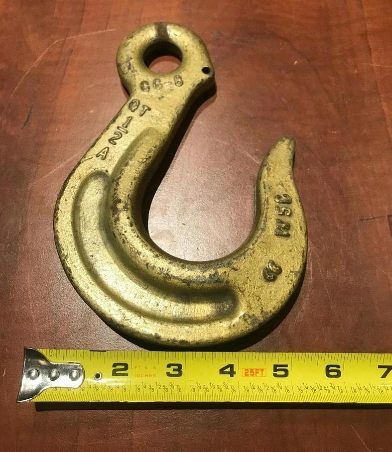 New 1/2" Crosby Foundry Lifting Rigging Eye Hook | 7,100 lbs. WLL
