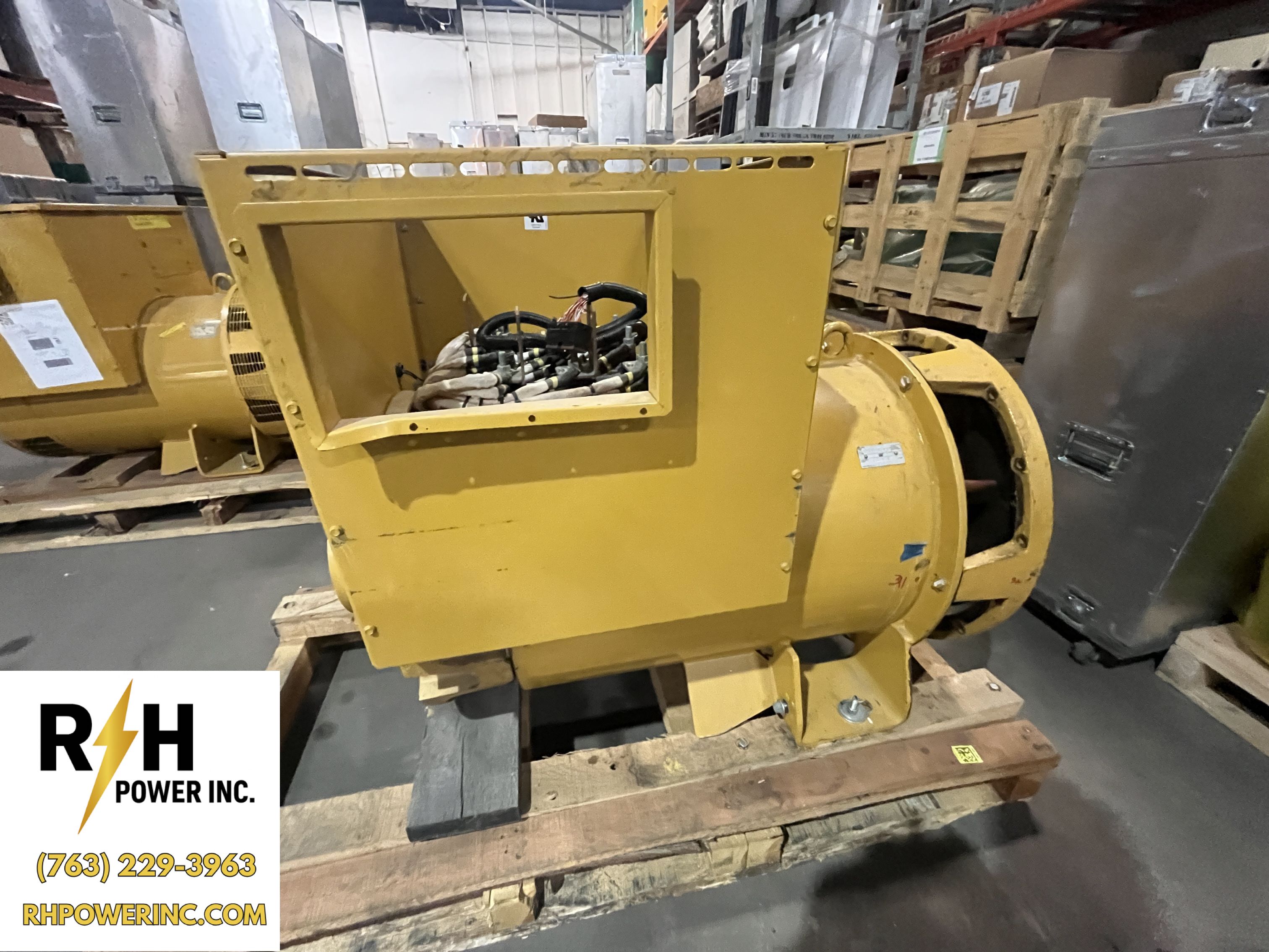 Used Used 500kW CAT LC6134G Alternator - S/N: G6B23890