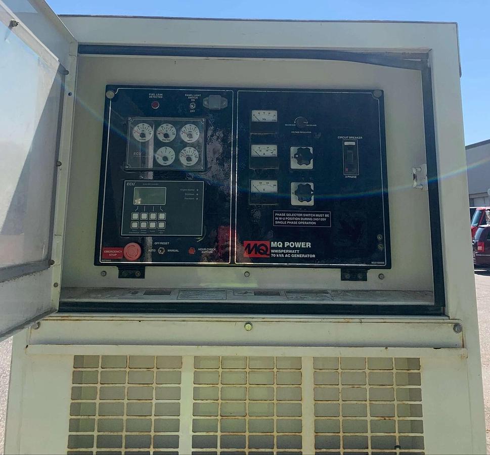 Used 70kVA Multiquip MQ Power Mobile Diesel Generator DCA-70SSJU4i | S/N: 7306735