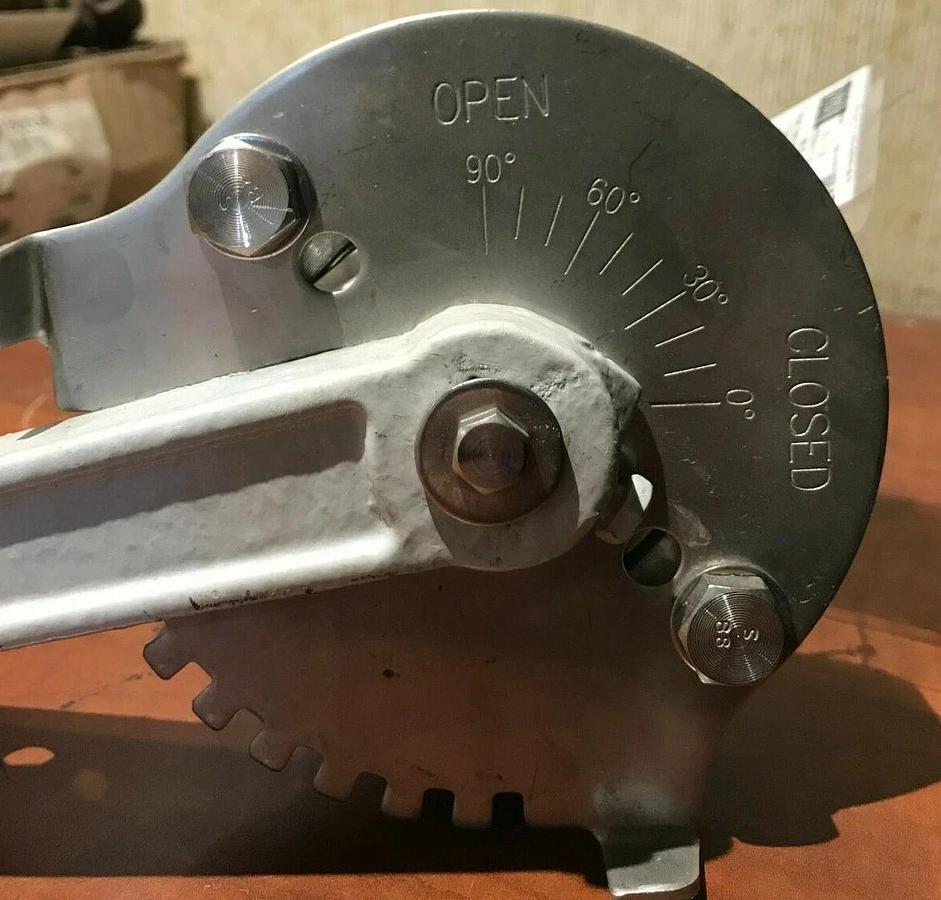 Used New 3" FNW NEWAY PTFE Double Offset Locking Butterfly Vavle | FNWHP1LSTLM 150LB