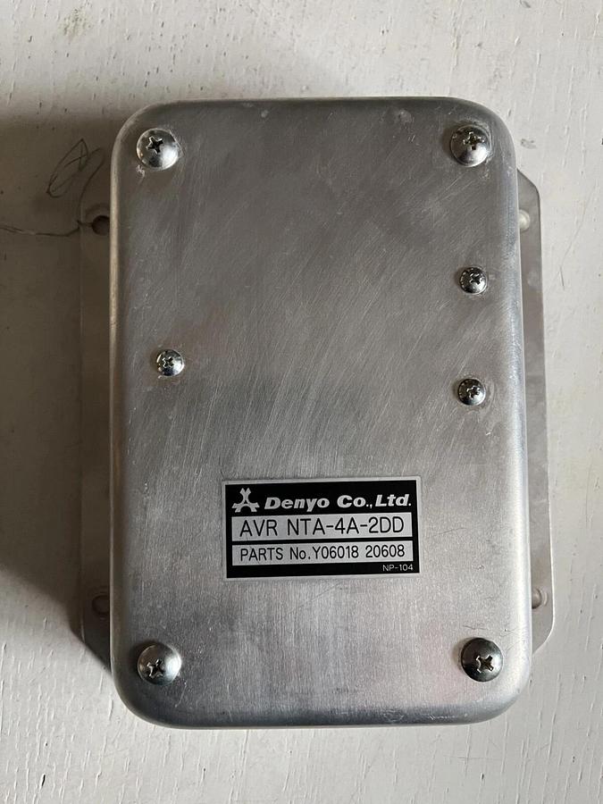 Used Denyo Generator AVR Automatic Voltage Regulator NTA-4A-2DD Multiquip Y0601820608