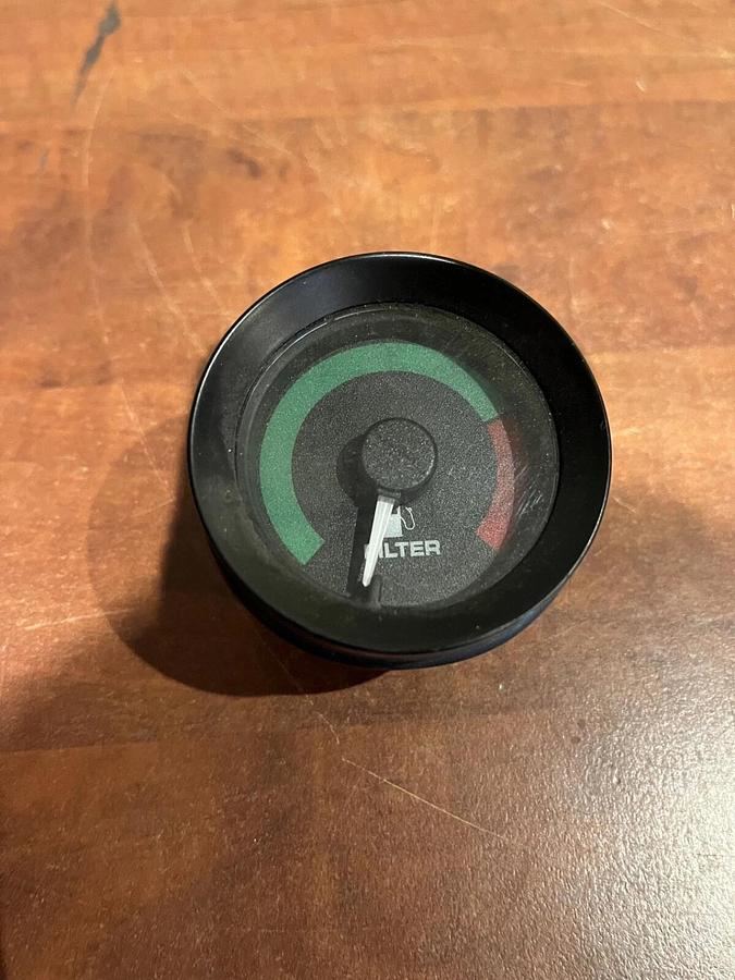 Used Generator Gauge Panel - Temp., Filter, Fuel & Oil Pressure Gauges w/ 5V Supply