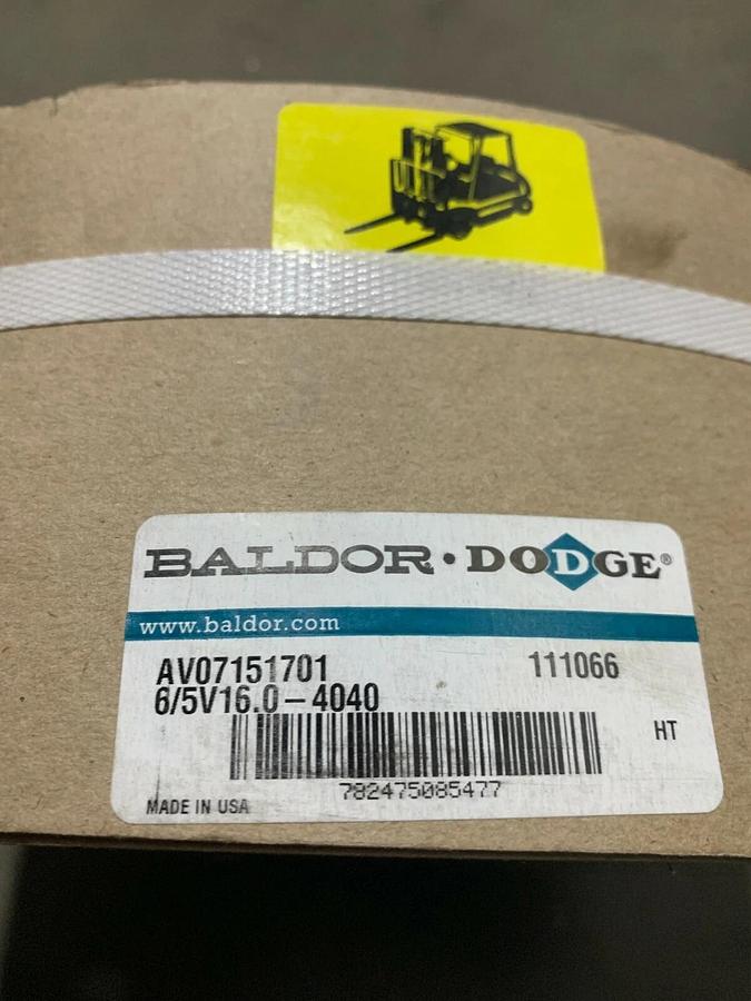 Used New Baldor Dodge 111066 Bushing Bore V-Belt Pulley | 6-5V16.0-4040 SHEAVE