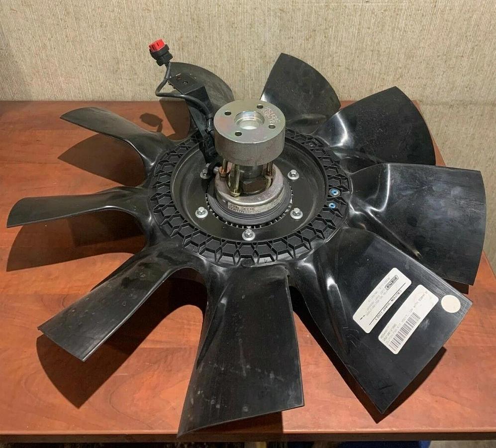 New John Deere 4045HFG93 Electric Blower Fan Assy. | RE545612 RE54617 RE544254