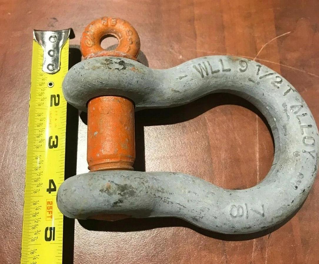 CM 9 1/2 Ton WLL Alloy Screw Pin Anchor Shackle 7/8 22MM