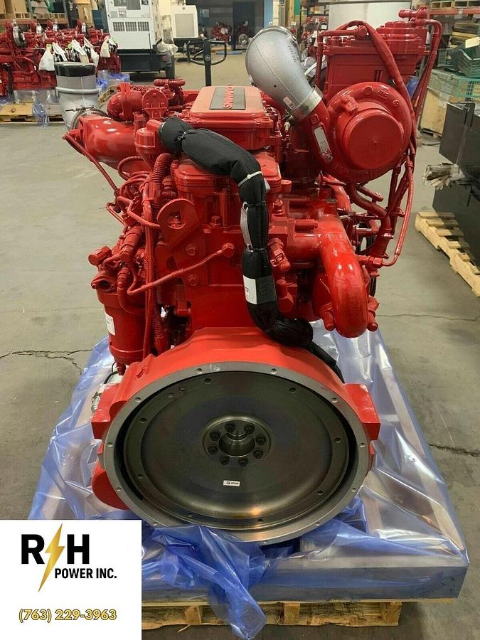 Used New 8.9L Cummins Diesel Engine QSL9-G9 | Cummins P/N: A041Z080 C275-D2RE