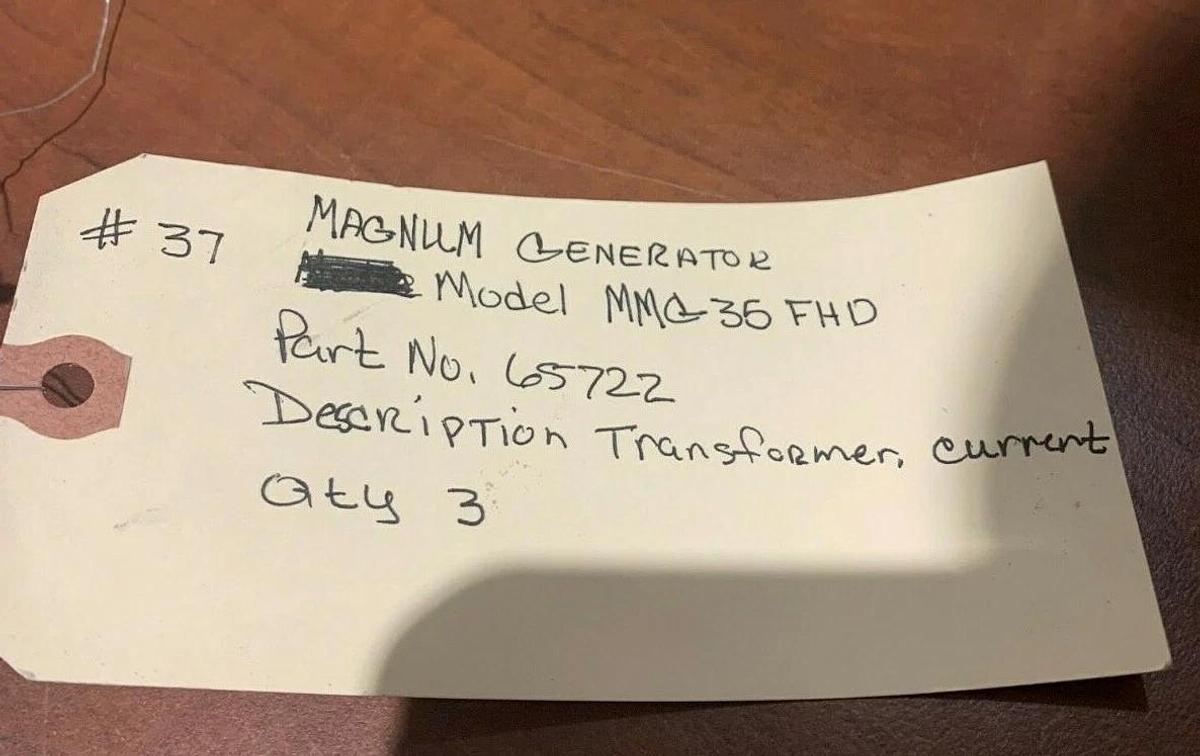 Used Magnum Power Generac CT Current Transformer 100/5A MMG35 MMG35FHD | P/N: 65722