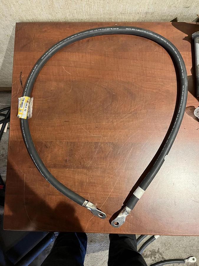 60" CAT 4/0 AWG 1000V Battery Cable - P/N: 278-8023