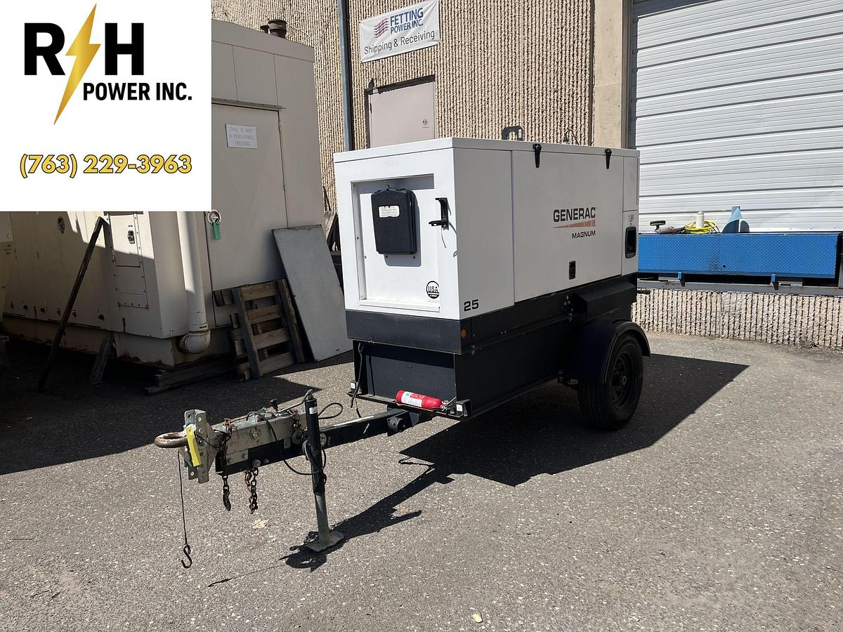 Used 25kVA 2017 Generac MMG25IF4 Mobile Diesel Generator - S/N: 3001699111