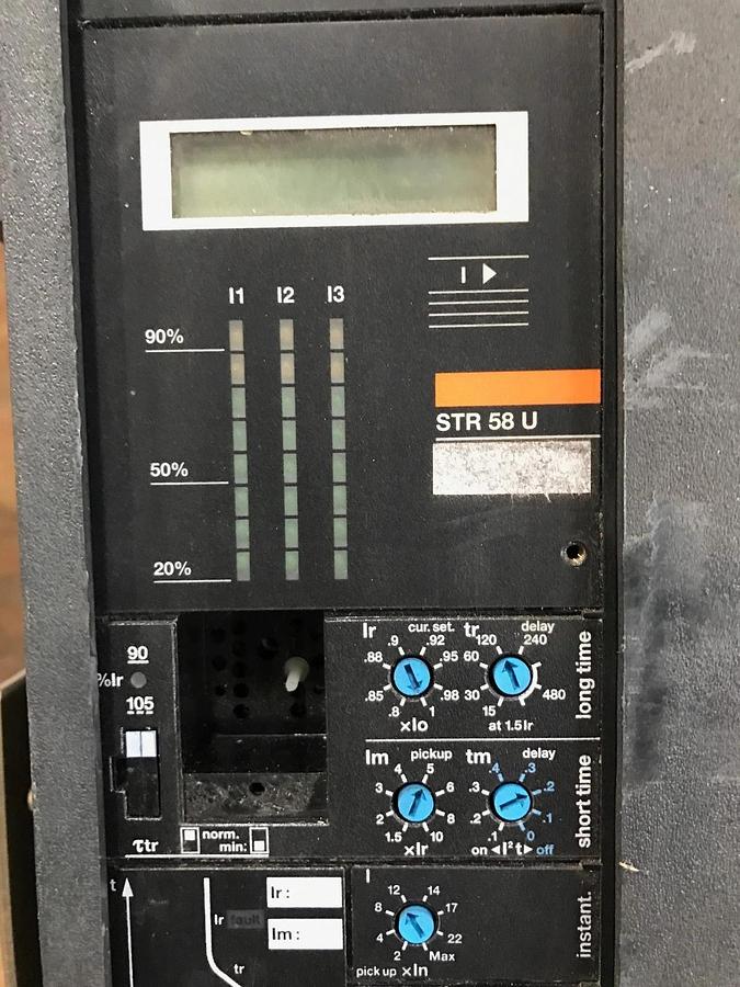 Used 1600 Amp Square D Masterpact MP16H2 Circuit Breaker | 60Hz