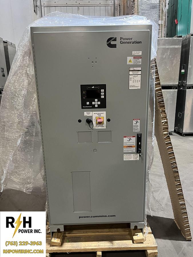 New 150 Amp 240VAC Cummins CXTC8 Spec. A Automatic Transfer Switch - S/N: D22M093306