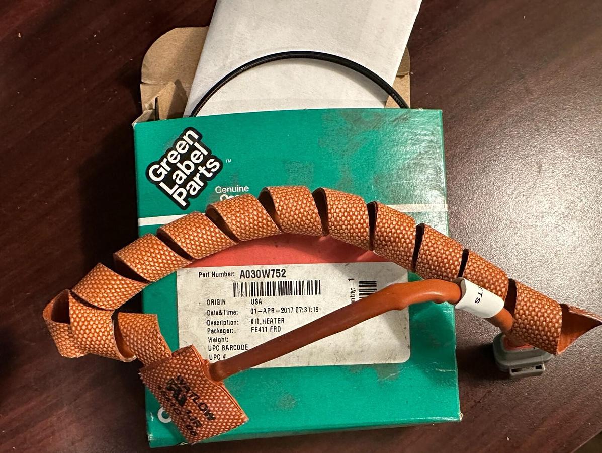 Used Genuine Cummins/Onan A030W752 Heater Kit