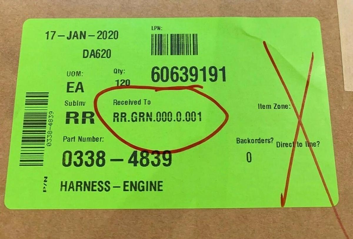 Used New Genuine OEM Cumins Engine Wiring Harness | P/N: 338-4839