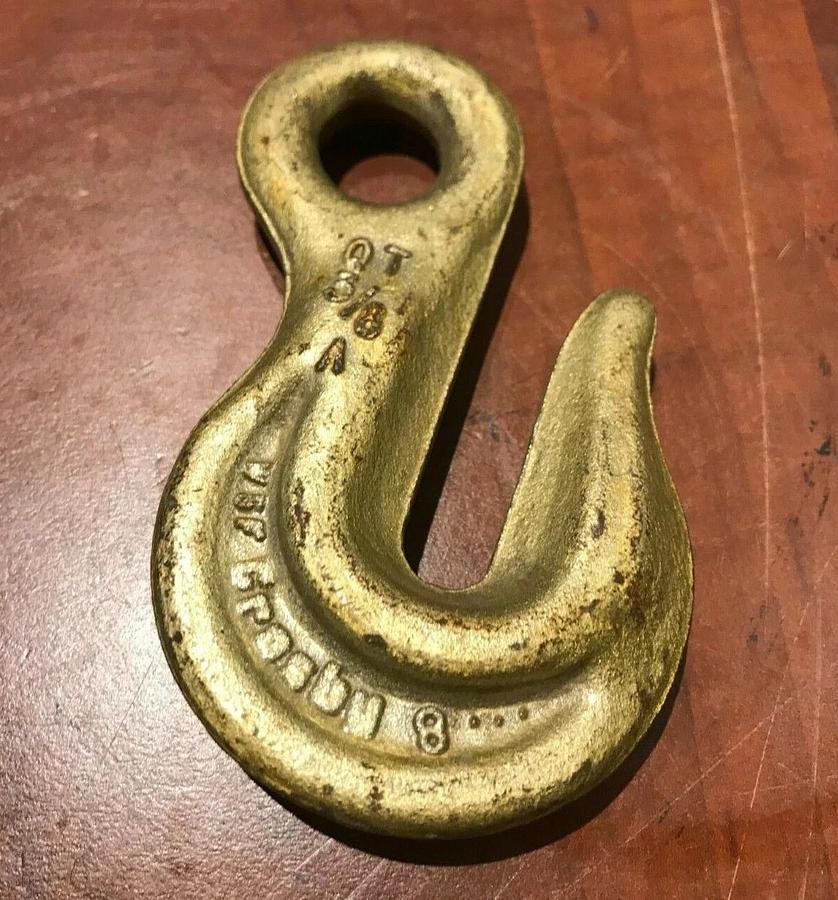 New Crosby 3/8" Eye Grab Hook Grade 80 | WLL: 7,100 lbs. | Rigging Lifting