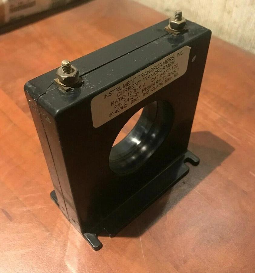 Used 1,200:5 Current Transformer CT 50-400Hz 600V | Instrument Transformers Inc.