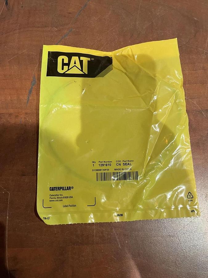 Used New CAT 148.82mm Inner Diameter O-Ring Seal - P/N: 129-1610