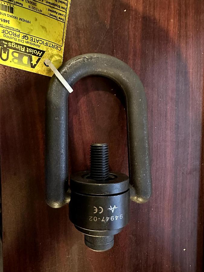 Used American Drill Bushing Hoist Ring I Cummins P/N: A049E191