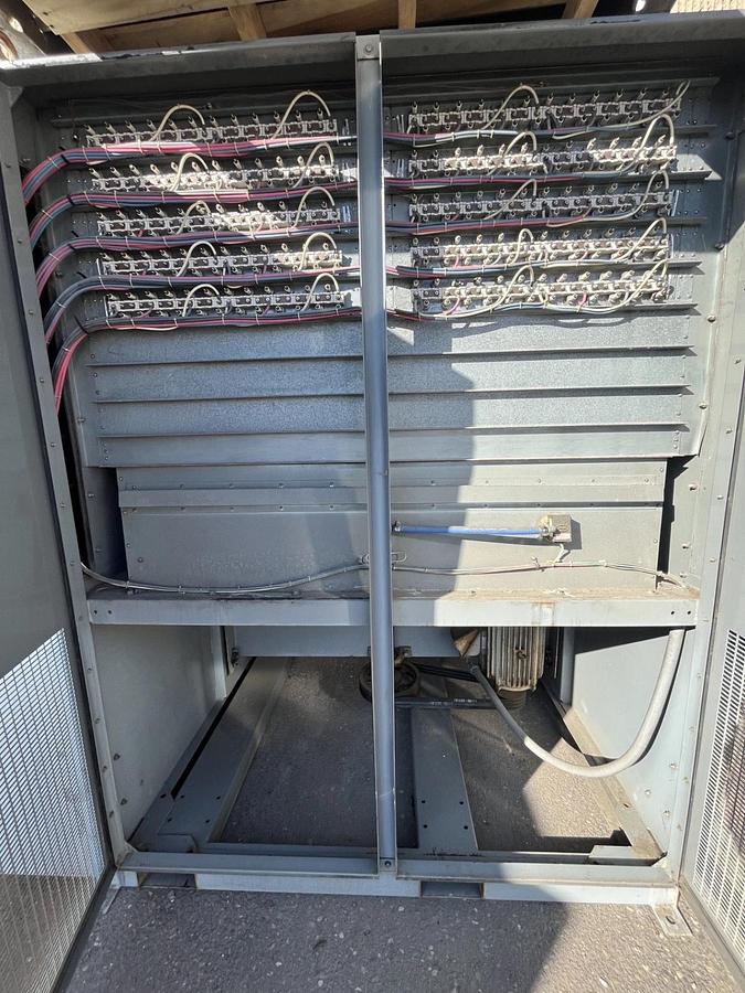 Used 2000kw Simplex LBS Forced Air-Cooled Resistive Load Bank S/N: 36970-99-43-17