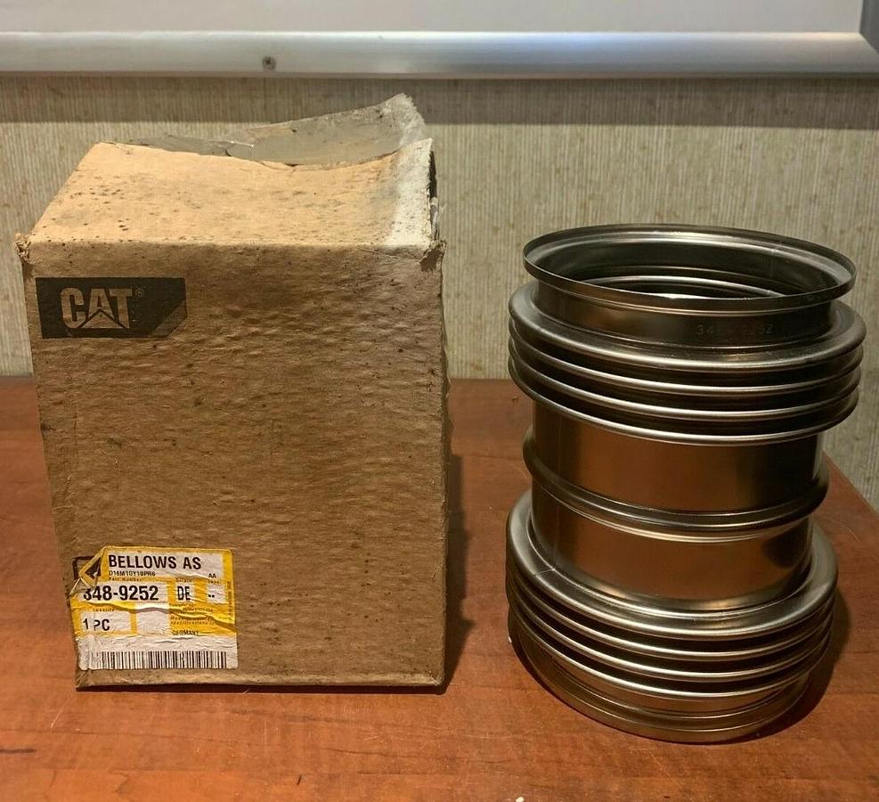 Used New Genuine OEM CAT Caterpillar EXHAUST BELLOWS ASSEMBLY P/N: 348-9252
