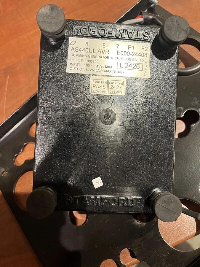 Genuine OEM Cummins Stamford AS440UL Automatic Voltage Regulator