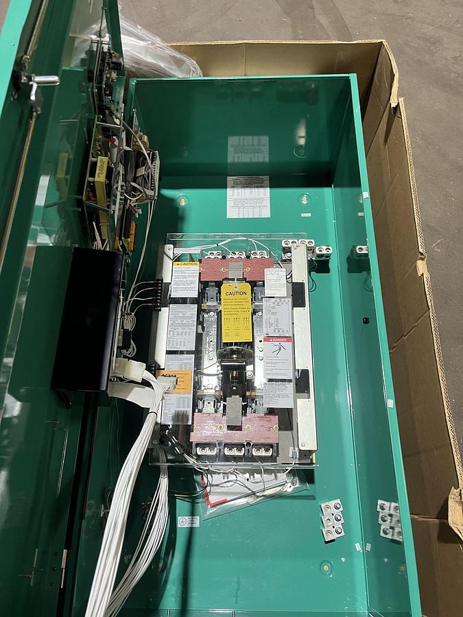 New 400 Amp 480 VAC Cummins OTPCC Spec. A Automatic Transfer Switch - S/N: C20M743814