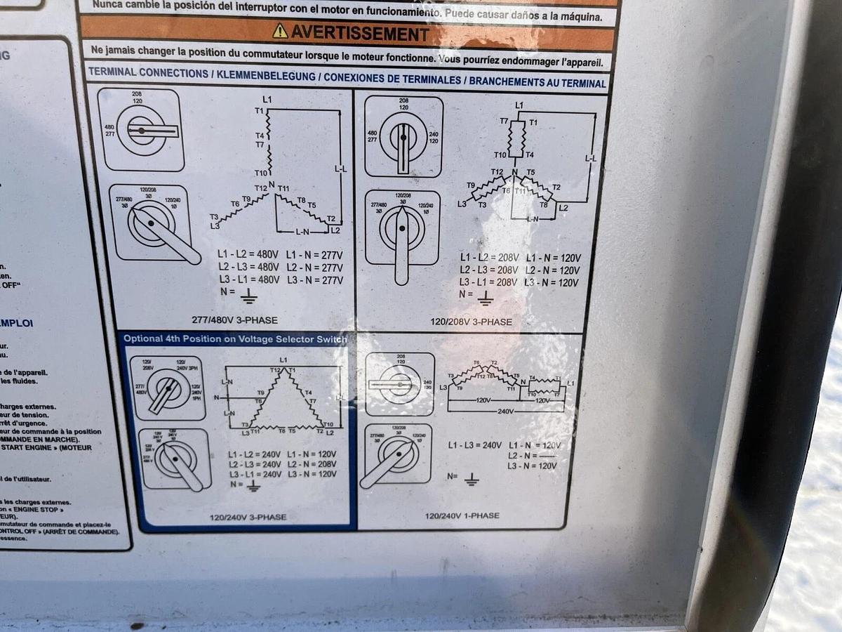 Used 25kVA Generac MMG25IF4 Mobile Diesel Generator - S/N: 3001741343