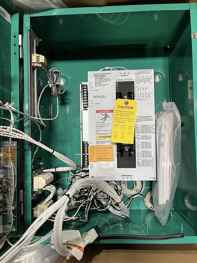 Used 125 Amp 480VAC Cummins OTPCA Spec. A Automatic Transfer Switch - S/N: B22M047850