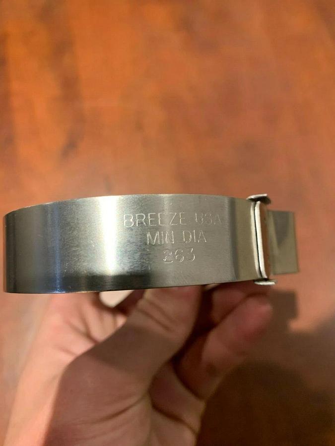 Used (50 Pack) Breeze 2.5" T-Bolt Hose Clamp | Cummins P/N: A034C656 (USA Made)