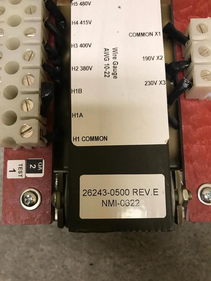 Used Industrial Control Transformer Nova Magnetics | 0163-01-0004
