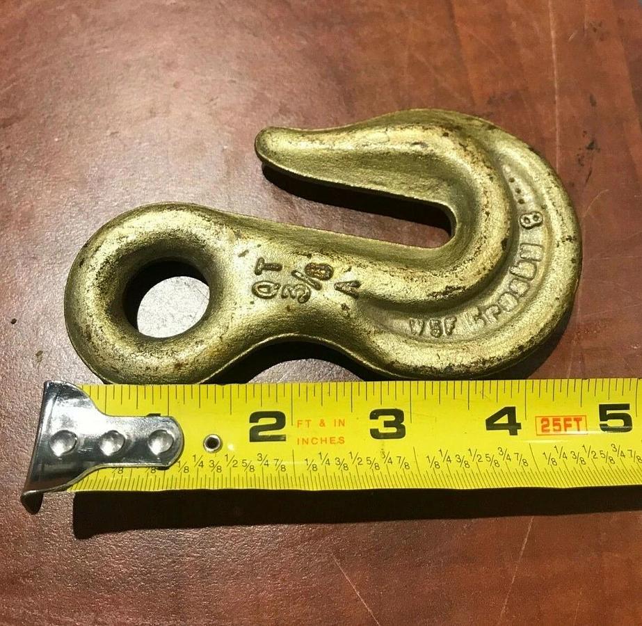 New Crosby 3/8" Eye Grab Hook Grade 80 | WLL: 7,100 lbs. | Rigging Lifting