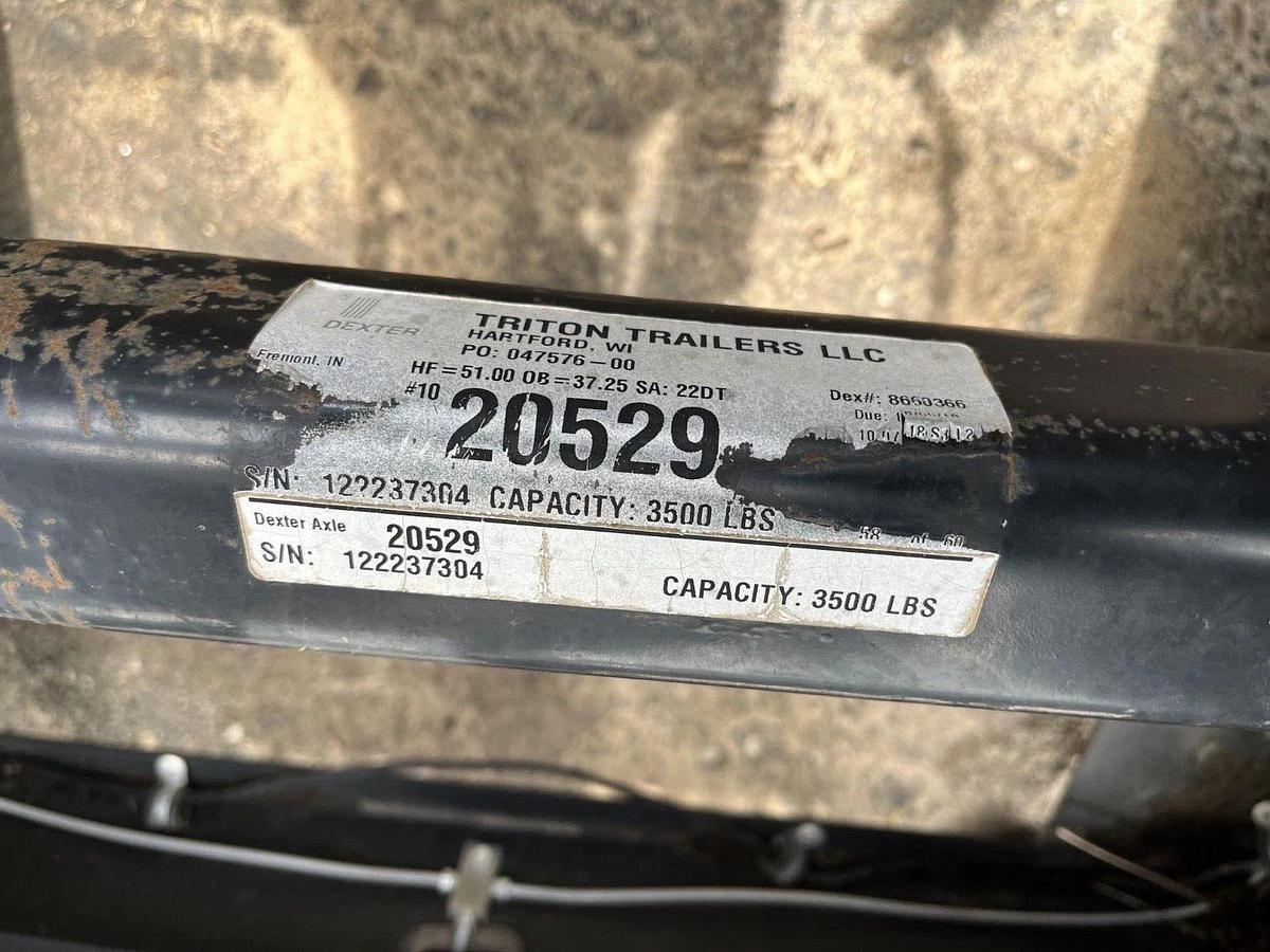 Used Used 10' Triton Single Axle Trailer