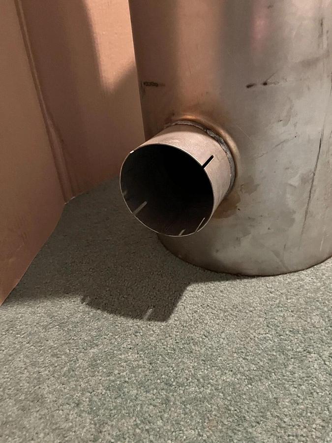 New Cummins Exhaust Muffler - P/N: 0155-4598