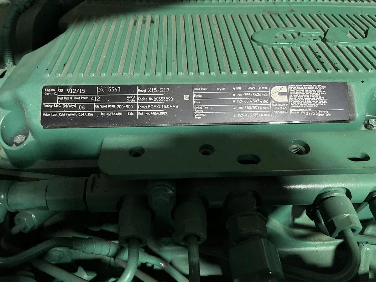 New 15L Cummins X15-G17 Engine - P/N: A064J889