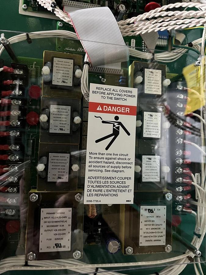 Used 125 Amp 480VAC Cummins OTPCA Spec. A Automatic Transfer Switch - S/N: B22M047850