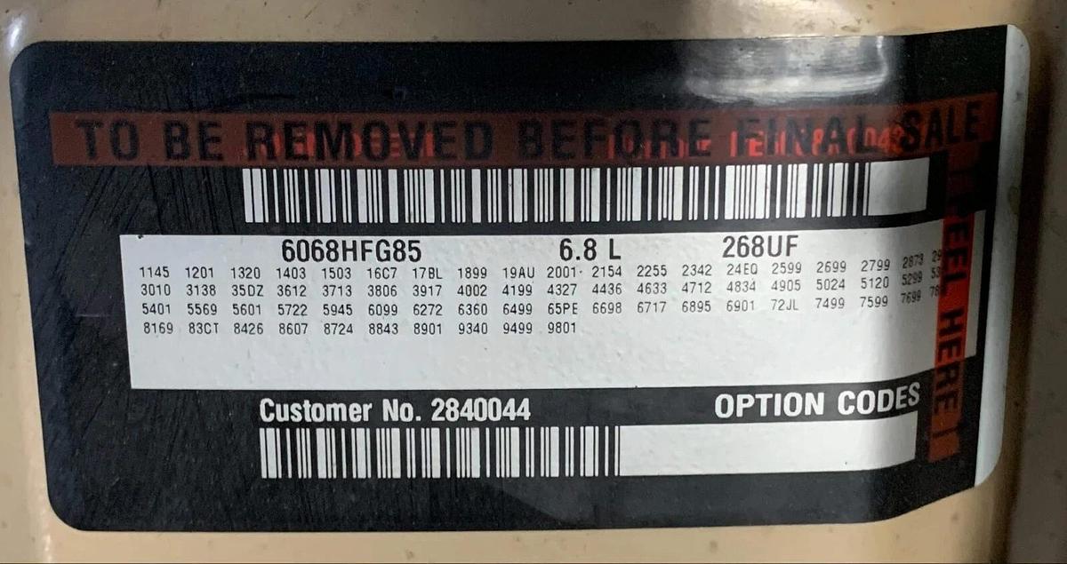 Used New 6.8L John Deere 6068HFG85 Diesel Engine | P/N: 2840044