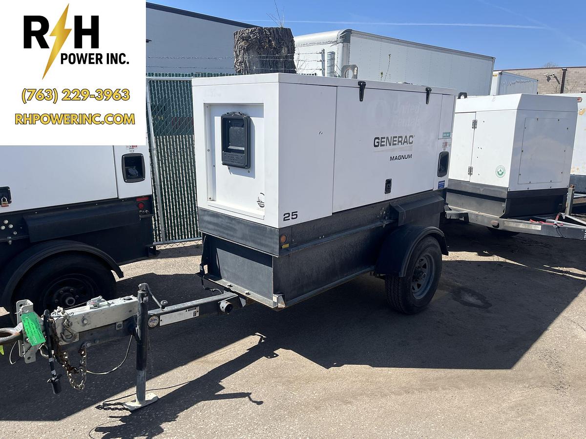 Used 25kVA 2017 Generac MMG25IF4 Mobile Diesel Generator - S/N: 3001699278