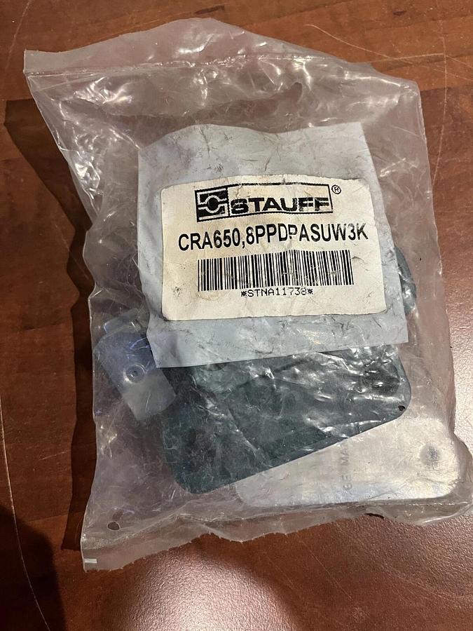 New Stauff Mounting Clamp Assembly - P/N: CRA-650.8-PP-DP-AS-U-W3-K