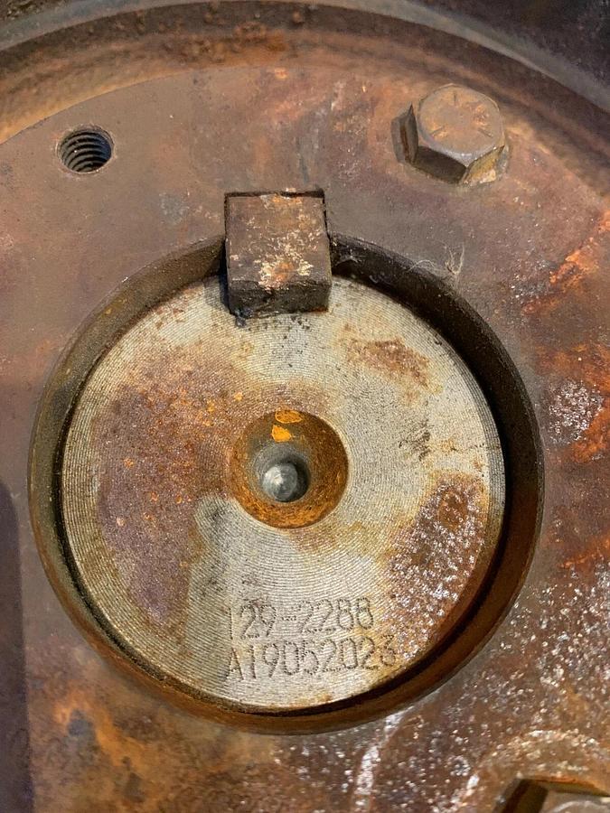 Used Genuine OEM CAT Caterpillar Shaft 129-2288 and Browning 6R5V109 V Belt Pulley