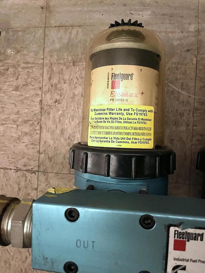 Used Used Fleetguard Industrial Pro FH234 Triplex Fuel Processor - P/N: A030M222