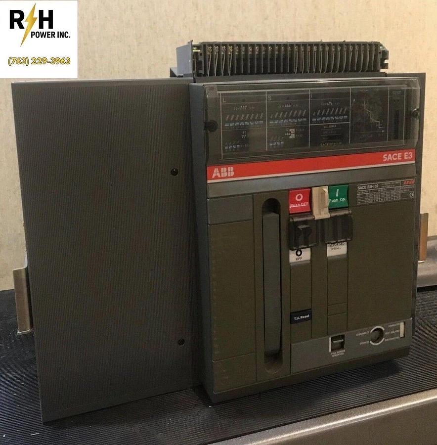 Used 3,200 Amp ABB Circuit Breaker w/ Draw Out Breaker Cradle | SACE E3H 32