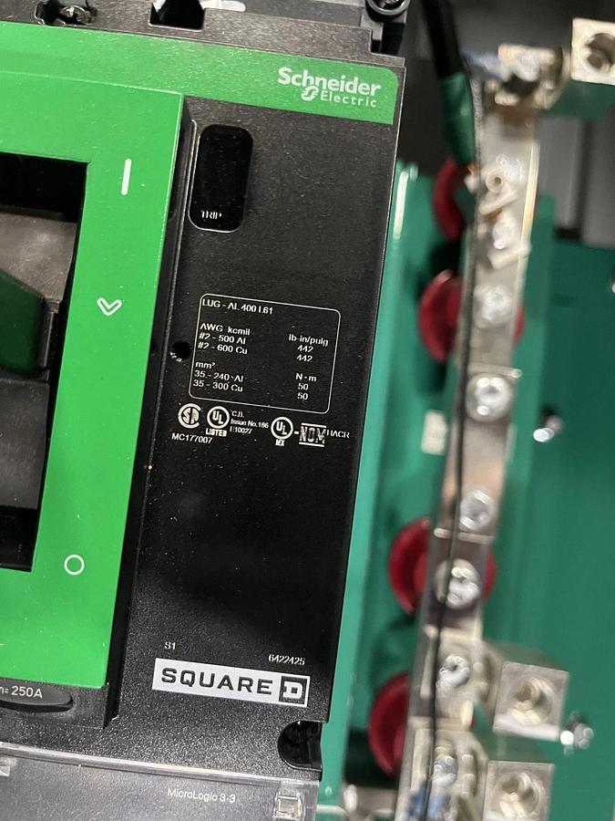 Used 200 Amp Cummins OTECSEB Service Entrance Auto Transfer Switch S/N: K22M181845