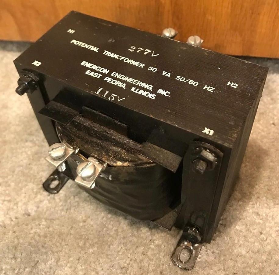 Used 277V 115V Enercon Potential Transformer 50 VA 50/60Hz