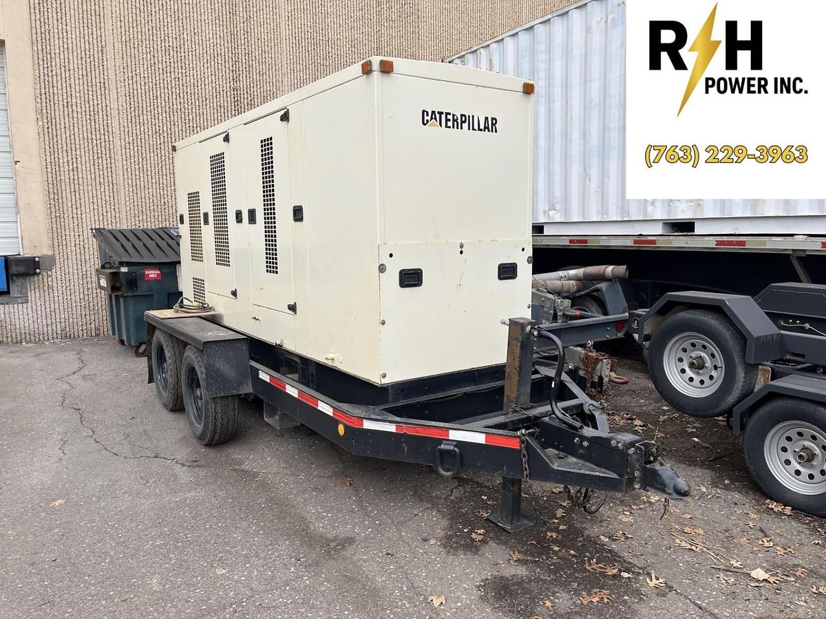 Used 113kW Caterpillar 3304 SR4B Mobile Diesel Generator - S/N: 8GK00626