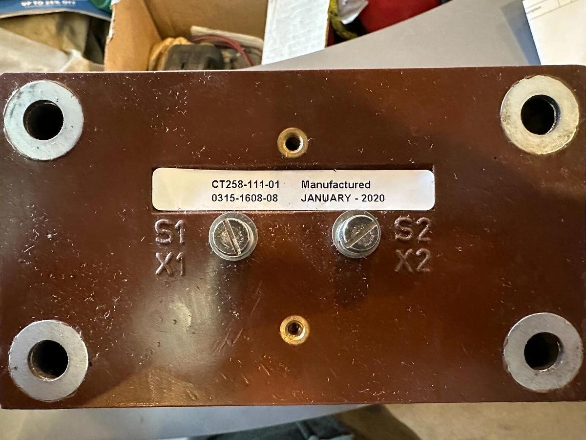 Used Amran Current Transformer 110/.55 Amp I Cummins P/N: 0315-1608-08