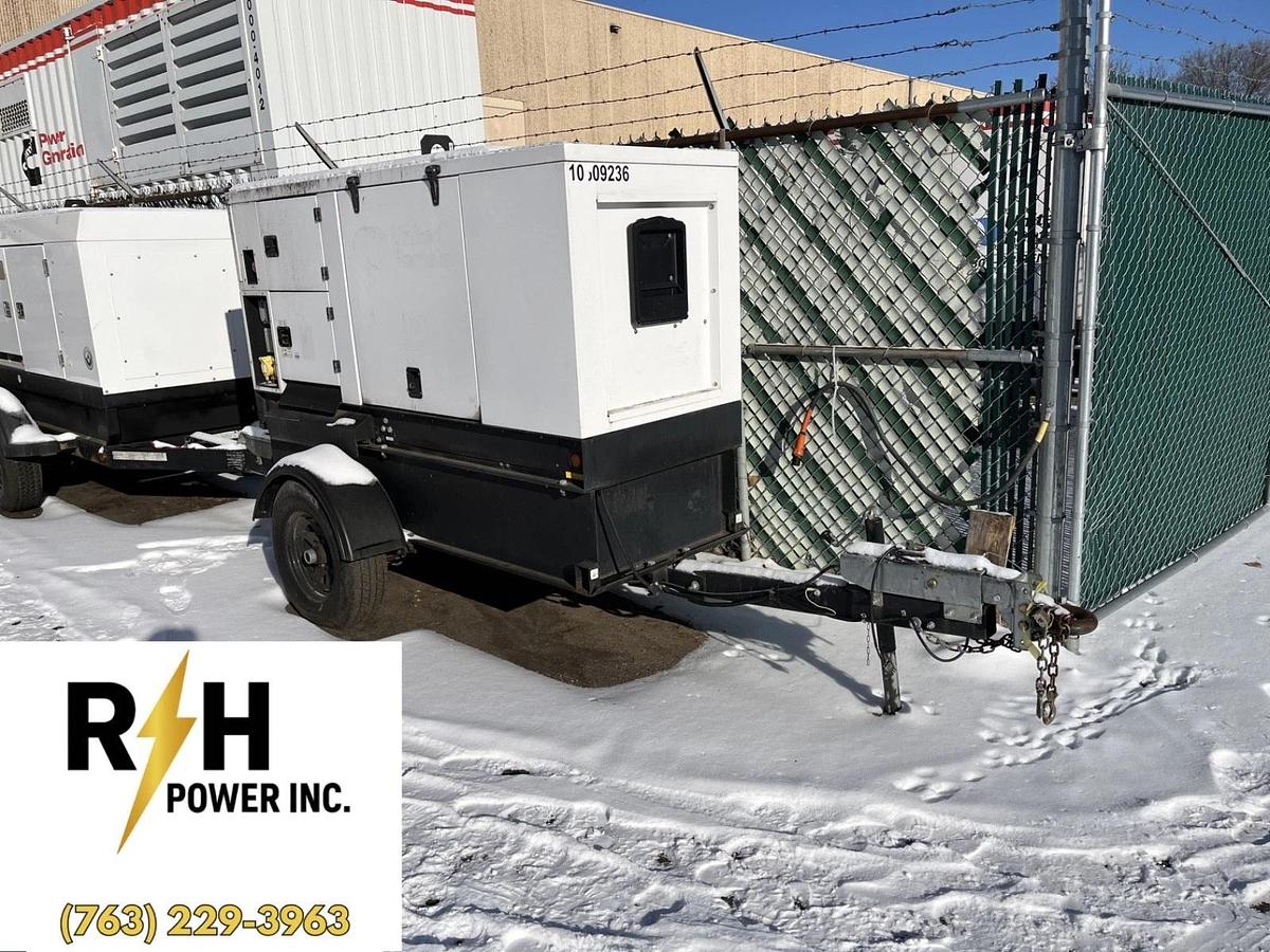 Used 25kVA Generac MMG25IF4 Mobile Diesel Generator - S/N: 3001741343