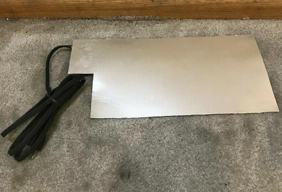 Used 50 Watt Battery Heater Cummins Onan | P/N: A047T975 Chromoalox Silicon Pad