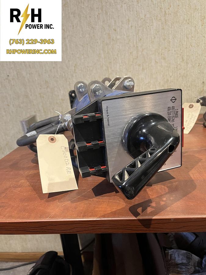 Used Kraus & Naimer X400 400A Voltage Selector Switch from C200D2RE
